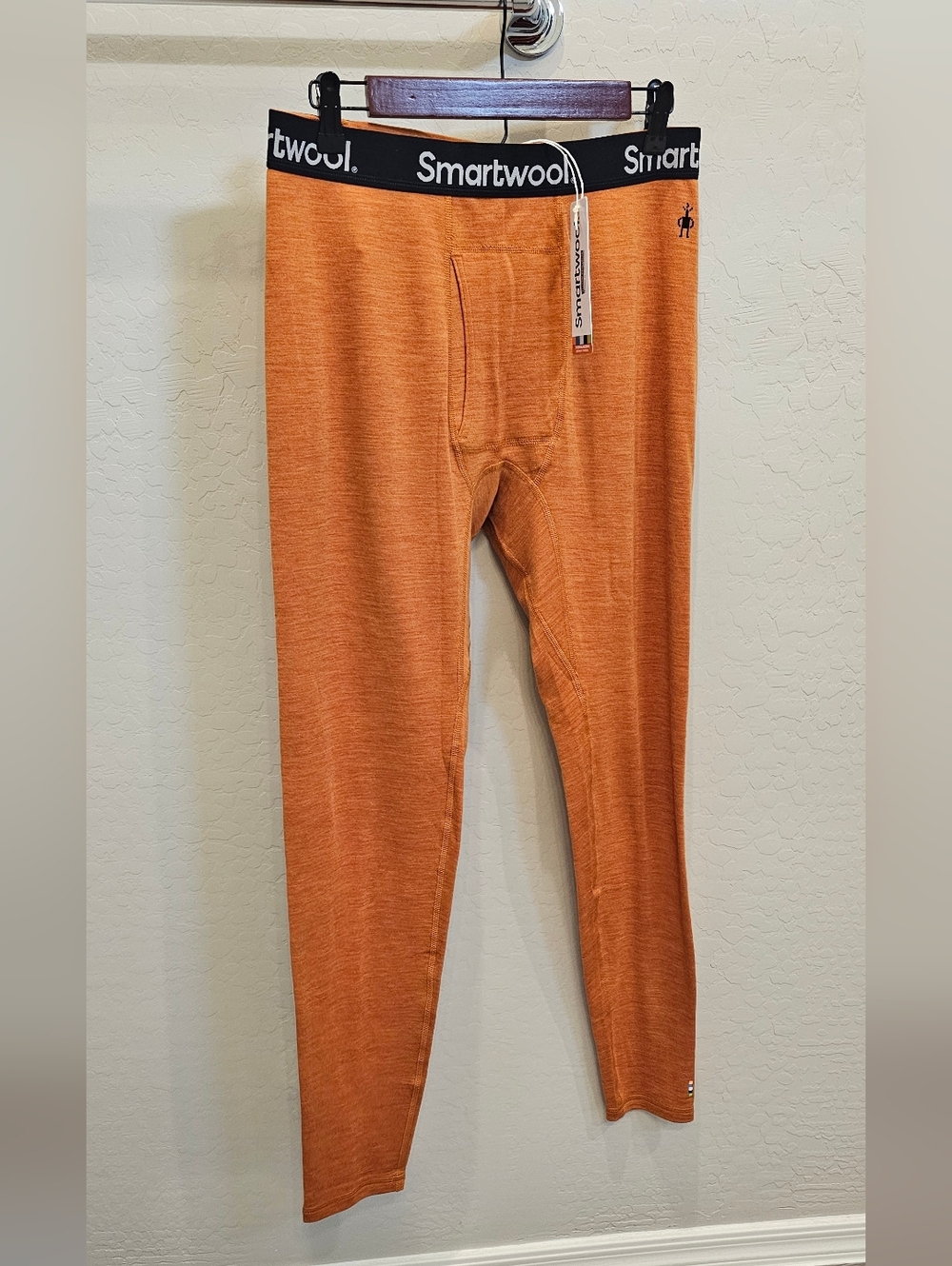 Smartwool Orange 100% Merino Base Layer Tights
